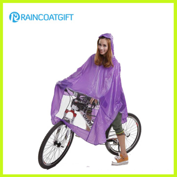 Mode PVC Unisex Fahrrad Regen Poncho Rvc-046